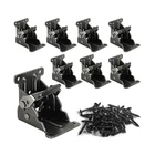 8 Pack Folding Brackets For Table Bed Leg Feet, Self-lock Hinge... Usa Fast Ship New. Price: $37.24.
