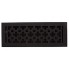 Signature Hardware Durand Cast Iron Floor Register - Black 4''X10'' New. Price: $47.52.