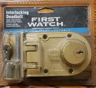 Belwith Products 1125-SP Double Cylinder Interlocking Deadbolt New. Price: $30.00.
