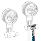 Luxear Suction Hooks, 2 Pack Razor Removable & Reusable Shower New. Price: $13.09.