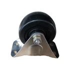 Rubber Wheel, Rigid Plate Caster, 3 In. - F25752 New. Price: $15.00.