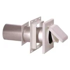 No-pest Vent 4 In. J Block Wide-mount Dual Door Wall White New. Price: $14.99.