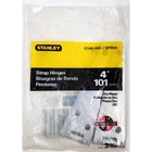 4" Zinc Plated Strap Hinges Stanley 14-0460 Steel Pack Of 2 New. Price: $9.00.