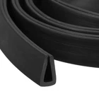Uxcell Rubber Channel Edge Trim, Length, 9/32"X 7/16" 3.3FT, Black New. Price: $12.81.