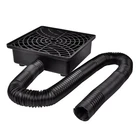 Prestantious Catch Basin Gutter Downspout Extensions, 12" 8.2 Feet, Black New. Price: $49.99.