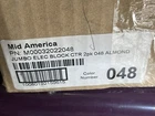 Mid-america Mountmaster Electrical Block M00032022048-2 Pack In Color Almond New. Price: $24.99.