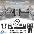 12PC Carbon Fiber Dash Gear Window Switch Panel Cover Trim Ford F150 2009-14 New. Price: $128.99.