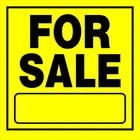 Sign For Sale 11X11" New. Price: $21.38.