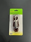 New Hy-ko KC186 Leather Strap Snap On Metal Clip Key Ring. Price: $11.00.