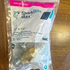 Sharkbite Max 1/2 In Push-to-connect Brass Ball Valve W/ Drop Ear UR24615A New. Price: $10.00.