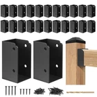 Eapele 24 Pack Deck Railing Bracket Connectors For 2X4 Wood Posts, Heavy Duty New. Price: $108.72.