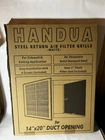 Handua Heavy Duty Steel Return Air Filter Grille - White 14X20! Included! New. Price: $24.99.
