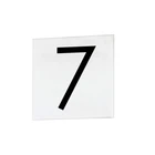 Maxim Lighting Address 7-4" Square Tile Sans Serif, White 53677WT New. Price: $19.99.