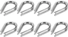 Uxcell 5/16" M8 Stainless Steel Thimble, 304 Wire Rope Cable New. Price: $11.14.