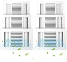 Datanly 6 Pcs White X 10 Inch Interior Size Air Ceiling Vent Covers 3 Way Side Open. Price: $39.99.