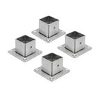 Wealrit 4 Pcs Square Post Bases Stainless Steel Flange Anchor Heavy Dut... New. Price: $26.69.