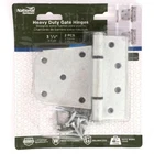 National Hardware, N238-212 V287, Extra Heavy Gate Hinges, Galvanized 3-1/2" New. Price: $18.99.