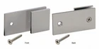 Crl SGC182BN Brushed Nickel 'y' Inline Square Corner Glass Clamp New. Price: $36.33.