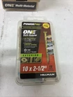 (1) Pack Of 15 Hillman Powerpro 116802 10 X 2-1/2" Star Drive Flat Head Screw New. Price: $13.34.