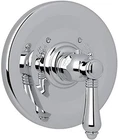 Rohl A4914LMAPC Thermostatic Trim Plate Without Volume Control - Polished Chrome Open. Price: $239.95.