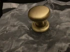 Signature Hardware Satin Brass Round Knob Beveled Base EH-1014-1 1/4.SBS New. Price: $7.99.