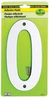 Hy-ko 6 In. Reflective Black/silver Plastic Number Nail-on 1 Pc. Case Of: 5 New. Price: $12.68.
