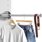 Inmaker Valet Rod For Closet Slide Out, Pull To 9.5" Hanger 1 New. Price: $27.81.