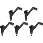 5-PACK Standard Handrail Brackets For Stairways Hallways, Matte Black ,... New. Price: $41.74.