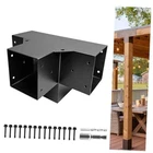 4-WAY Pergola Right Corner Brackets Kit, Diy 6"X6" 1PCS Black 4WAY New. Price: $98.26.