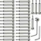 Sowtowe 30PCS 1/8" T316 Stainless Steel Invisible Cable Railing Hardware Kit New. Price: $197.99.