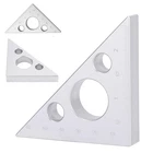 Aluminium Alloy Right Triangle Ruler, 45/90 Degrees Multi Constructi New. Price: $11.83.