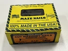 1-LB W. H. Maze 2-1/2" 8D Cut Masonry Nails Hardened Finish Square CMH8 New. Price: $14.95.
