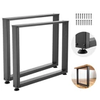 Vevor Steel Table Legs 29.5 X 35.4 In Square 2204 Lbs Heavy Duty Set Of Black New. Price: $65.99.