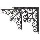 Sungmor Cast Iron Shelf Brackets Wall Mounted Shape Sturdy Floating Supporters New. Price: $19.99.