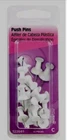 12 Packs Hillman Push Pins 16 Ct Plastic White Home Office 3/8" New. Price: $21.99.