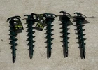 (5) 10' Inch Vortex Spiral Ground For Yard Install Camping Tent Anchors New. Price: $28.00.