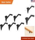 5-PACK Standard Handrail Brackets For Stairways Hallways, Matte Black ,... New. Price: $32.29.
