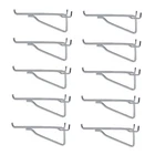 G.core Shelf Hooks, 10-PACK 6" Silver Brackets, 1/4" B... New. Price: $31.67.