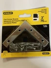 (8) New Stanley Flat 3 Corner Braces 75-6891. Price: $37.99.