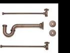 Signature Hardware Bathroom Trim Kit For 1/2" Copper Pipe Xl P-trap Bronze Open. Price: $111.96.
