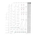 National Hardware 51-PIECE Pegboard Hook Set S819-841 Kit, Zinc New. Price: $23.21.