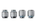 Bxqinlenx Silver Chrome G1/4" To Id 3/8" Od 1/2" Soft Tubing Compression Fitting New. Price: $16.95.