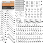 Incly Pegboard Hooks Set For Hanging Tools, 206PCS Heavy Duty Hanger... New. Price: $33.65.