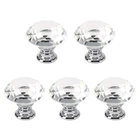 Mdply 5 Pack Crystal Glass Cabinet KNOBS-30MM Diamond Shape Pulls Clear New. Price: $10.35.