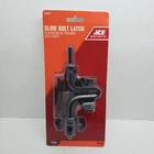 Ace Slide Bolt Latch 4-1/8" Black #5299128 New. Price: $14.75.