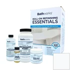 Bathworks Essentials & Tile Refinishing Kit White Non-slip Bathtub C New. Price: $90.99.