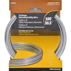 Hillman 122339 Heavy Duty Solid Galvanized Steel Wire 100 Ft. New. Price: $22.24.