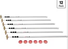 Zipwall SLP6 Dust Barrier System,pack Of (6)12FT Pole 9VD17 New. Price: $699.00.