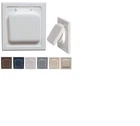 No-pest Vent 4 In. Wide-mount Dual Door Wall White New. Price: $19.00.