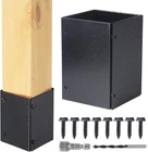 Adjustable Stainless Steel Post Protector For Mailboxes And Fences (black) New. Price: $39.99.